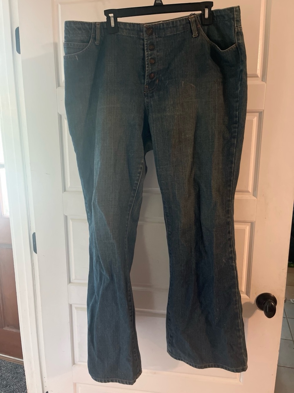 GAP Long and Lean Jeans - Olive Green Denim